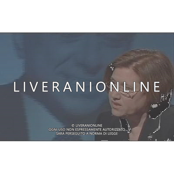 TRASMISSIONE TELEVISIVA \'IN MEZZORA\' NELLA FOTO: ANNUNZIATA LUCIA AG LIVERANI,OBBLIGATORIO CITARE LA FONTE TELEVISIVA