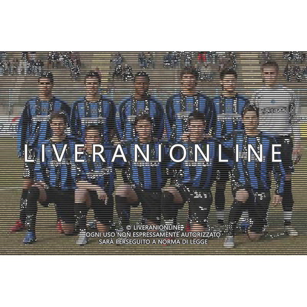 Solbiate Arno (Varese) 15 marzo 2006 Milan - Inter gara finale di andata coppa italia primavera nella foto: formazione Inter primavera foto Andry / Ag. Aldo Liverani
