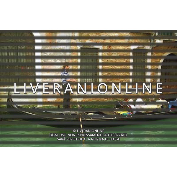 ARCHIVIO ALDO LIVERANI NELLA FOTO GONDOLIERI A VENEZIA AGENZIA ALDO LIVERANI