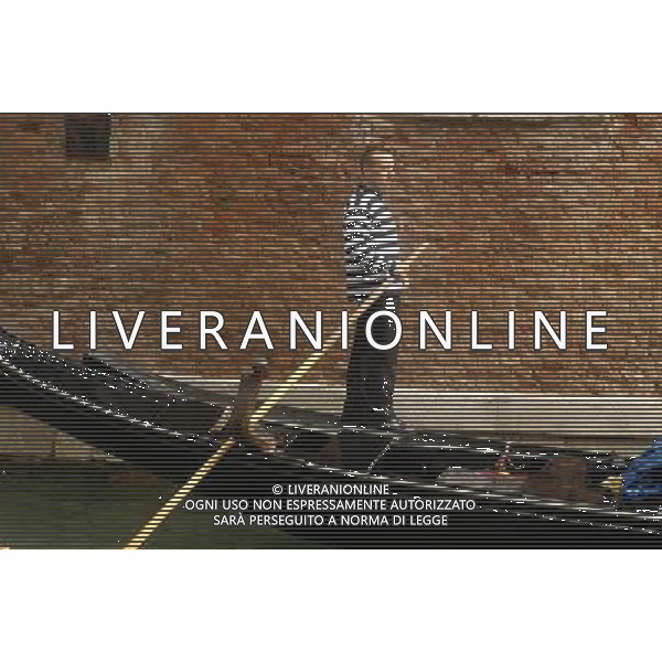 ARCHIVIO ALDO LIVERANI NELLA FOTO GONDOLIERI A VENEZIA AGENZIA ALDO LIVERANI