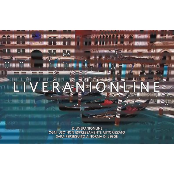 ARCHIVIO ALDO LIVERANI NELLA FOTO GONDOLIERI A VENEZIA AGENZIA ALDO LIVERANI