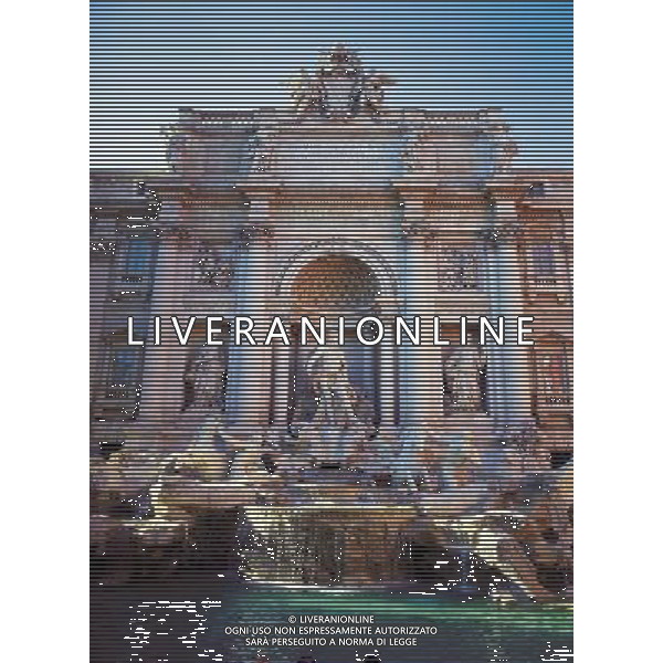 NELLA FOTO FONTANA DI TREVI ROMA IFC-AGENZIA ALDO LIVERANI