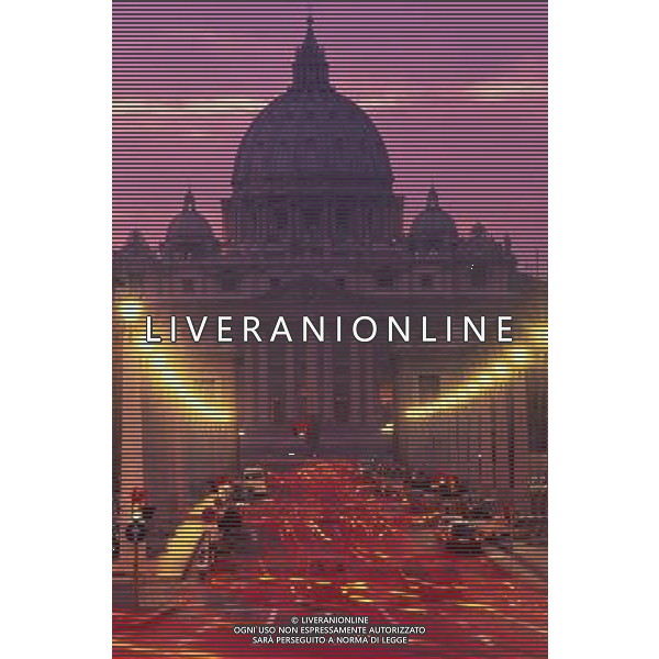 ARCHIVIO ALDO LIVERANI S A S NELLA FOTO PIAZZA SAN PIETRO ROMA IFC-AGENZIA ALDO LIVERANI