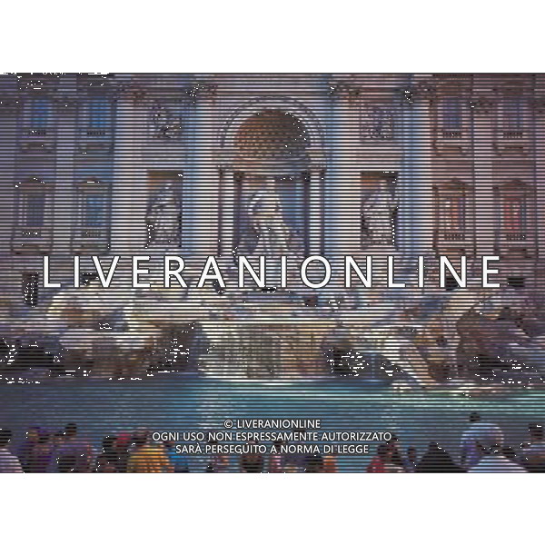NELLA FOTO FONTANA DI TREVI ROMA IFC-AGENZIA ALDO LIVERANI