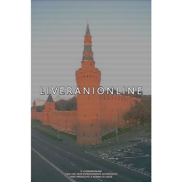 ARCHIVIO ALDO LIVERANI S A S NELLA FOTO IL CREMLINO A MOSCA Moskvoretskaya Tower AGENZIA ALDO LIVERANI 