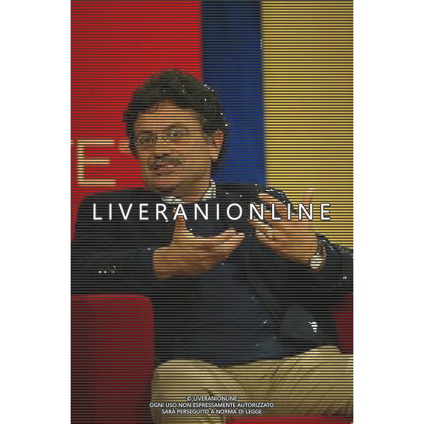 MILANO 21/3/2006 STUDI TELEVISIVI \'LA 7\' VIA G. BELLI TRASMISSIONE: -MARKETTE- NELLA FOTO MARCELLO VENEZIANI FOTO ROMANO/AG ALDO LIVERANI