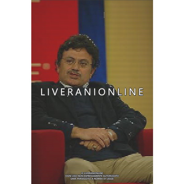 MILANO 21/3/2006 STUDI TELEVISIVI \'LA 7\' VIA G. BELLI TRASMISSIONE: -MARKETTE- NELLA FOTO MARCELLO VENEZIANI FOTO ROMANO/AG ALDO LIVERANI