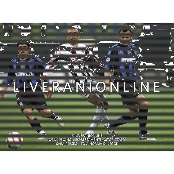 COPPA ITALIA TIM CUP 22-03-06 INTER - UDINESE NELLA FOTO: vidigal pizarro e zanetti PH: LUZZANI/LIVERANI