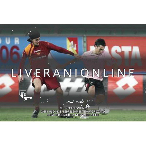Palermo - Roma coppa italia Tim Cup 23/03/2006 nella foto alberto aquilani con codrea ph terruso/Ag. Aldo liverani