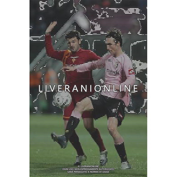Palermo - Roma coppa italia Tim Cup 23/03/2006 nella foto cesare bovo e caracciolo andrea ph terruso/Ag. Aldo liverani