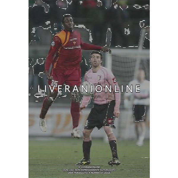 Palermo - Roma coppa italia Tim Cup 23/03/2006 nella foto okaka e barzagli andrea ph terruso/Ag. Aldo liverani