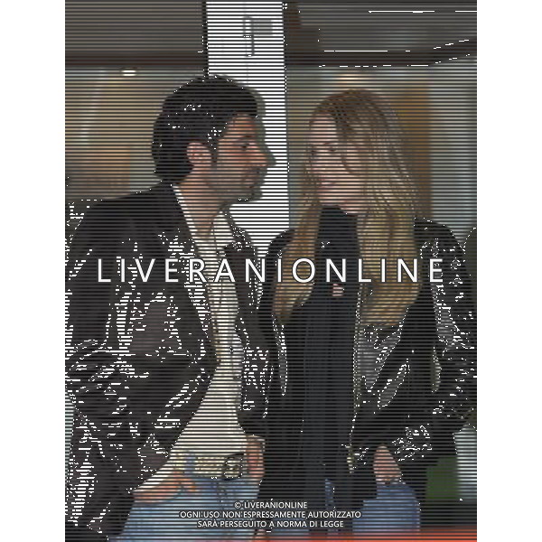 Milano 01/04/2006 serie a tim 2005/06 inter-messina nella foto luis figo con la moglie Helen Svedin ph marco luzzani/ag aldo liverani s.a.s.