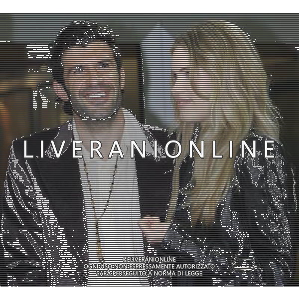 Milano 01/04/2006 serie a tim 2005/06 inter-messina nella foto luis figo con la moglie Helen Svedin ph marco luzzani/ag aldo liverani s.a.s.