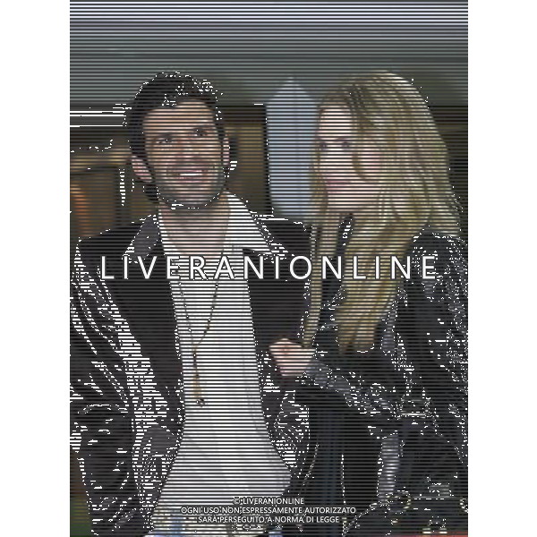 Milano 01/04/2006 serie a tim 2005/06 inter-messina nella foto luis figo con la moglie Helen Svedin ph marco luzzani/ag aldo liverani s.a.s.