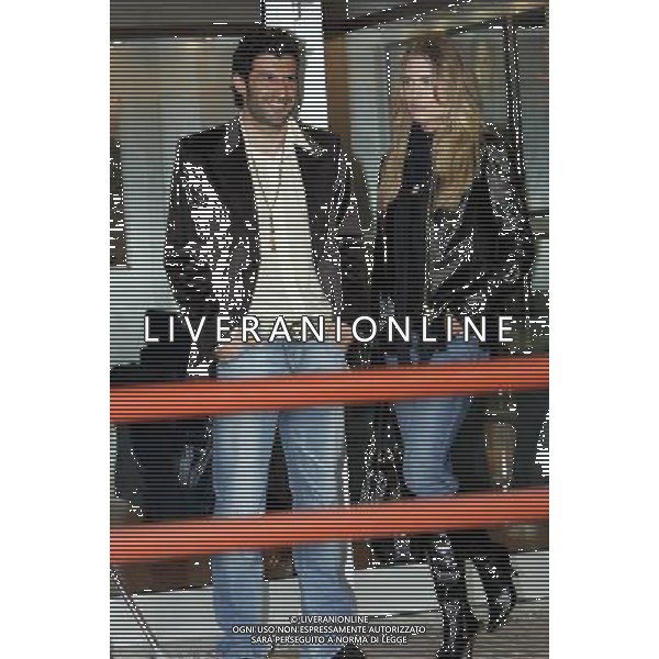 Milano 01/04/2006 serie a tim 2005/06 inter-messina nella foto luis figo con la moglie Helen Svedin ph marco luzzani/ag aldo liverani s.a.s.