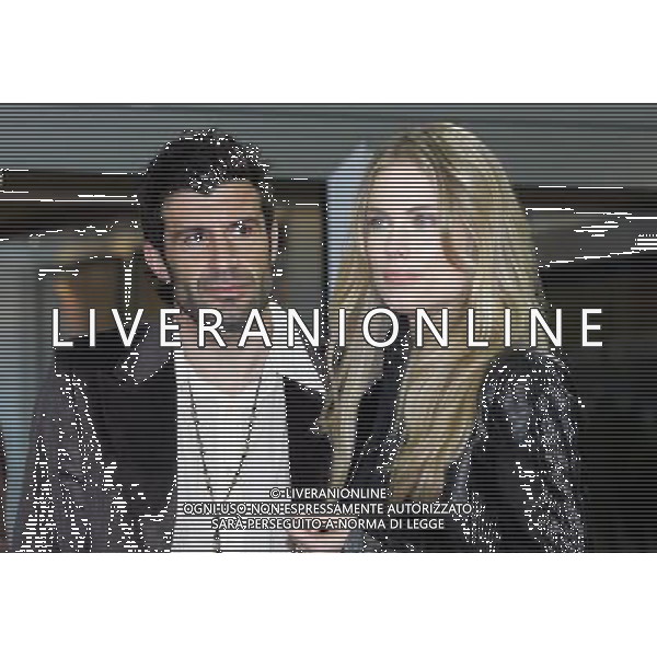 Milano 01/04/2006 serie a tim 2005/06 inter-messina nella foto luis figo con la moglie Helen Svedin ph marco luzzani/ag aldo liverani s.a.s.