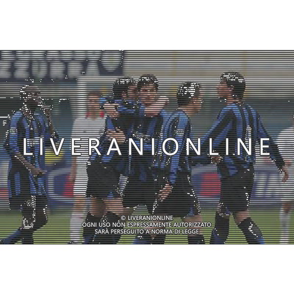 Inter - Milan finale coppa Italia tim cup primavera 05/04/2006 nella foto esultanza dopo il gol di andreolli ph andry/ag. aldo liverani