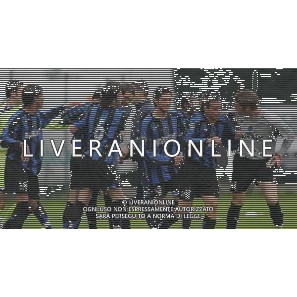 Inter - Milan finale coppa Italia tim cup primavera 05/04/2006 nella foto esultanza dopo il gol di andreolli ph andry/ag. aldo liverani