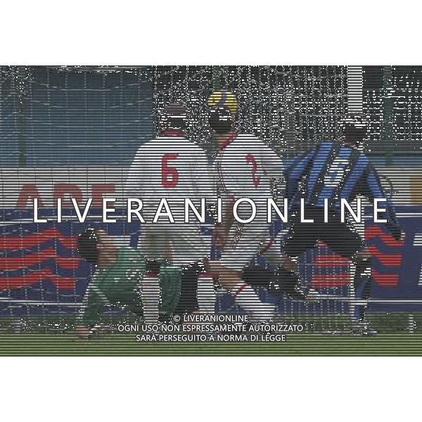 Inter - Milan finale coppa Italia tim cup primavera 05/04/2006 nella foto il gol di andreolli ph andry/ag. aldo liverani