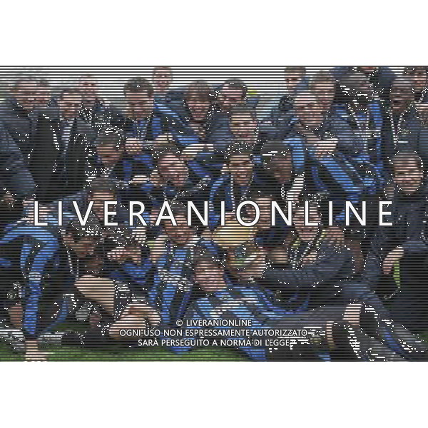 Inter - Milan finale coppa Italia tim cup primavera 05/04/2006 nella foto la premiazionedell\'Inter vincitrice della coppa ph andry/ag. aldo liverani