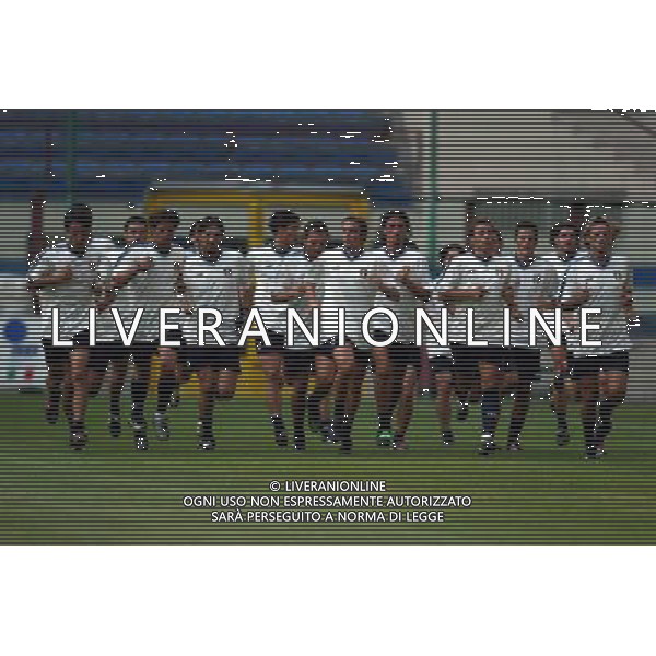 Milano San Siro 18/08/2003 allenamento nazionale italiana nella foto corsa di gruppo* foto Bagnai/Agenzia Aldo Liverani