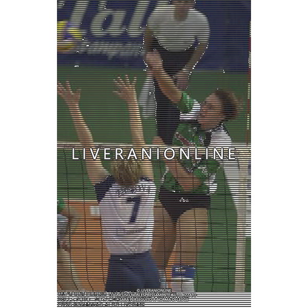 CAPO SUD REGGIO CALABRIA VOLLEY 2000/01 NELLA FOTO POTACHOVA OLGA FOTO ROMANI/AG.ALDO LIVERANI
