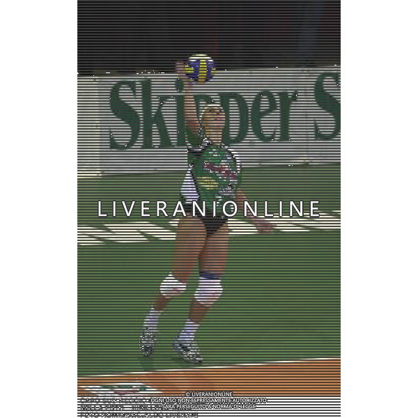 CAPO SUD REGGIO CALABRIA VOLLEY 2000/01 NELLA FOTO KIRILLOVA IRINA FOTO ROMANI/AG.ALDO LIVERANI