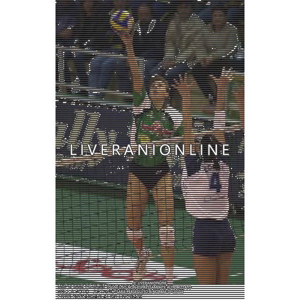 CAPO SUD REGGIO CALABRIA VOLLEY 2000/01 NELLA FOTO ARTAMONOVA EUGENIA FOTO ROMANI/AG.ALDO LIVERANI