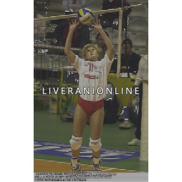 DESPAR PERUGIA VOLLEY 2000/01 NELLA FOTO SLIWA MAGDALENA FOTO ROMANI/AG.ALDO LIVERANI