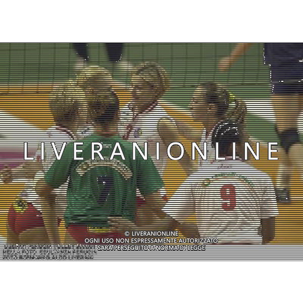 DESPAR PERUGIA VOLLEY 2000/01 NELLA FOTO ESULTANZA PERUGIA FOTO ROMANI/AG.ALDO LIVERANI