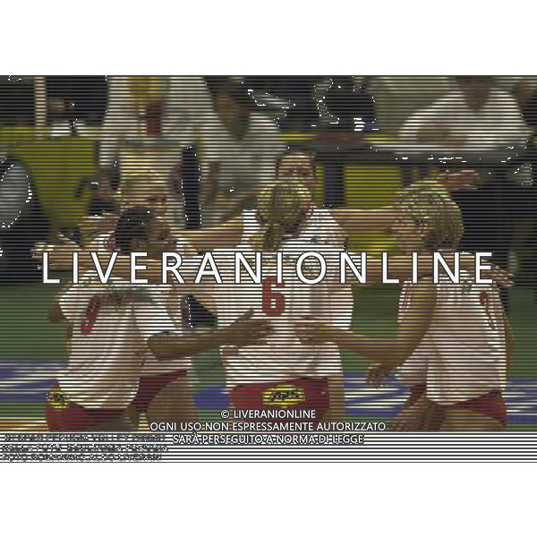 DESPAR PERUGIA VOLLEY 2000/01 NELLA FOTO ESULTANZA PERUGIA FOTO ROMANI/AG.ALDO LIVERANI