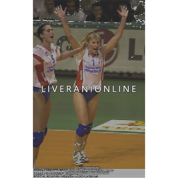 FOPPAPEDRETTI BERGAMO VOLLEY 2000/2001 NELLA FOTO SOUCY BRIGITTE FOTO N. ROMANI / AGENZIA ALDO LIVERANI