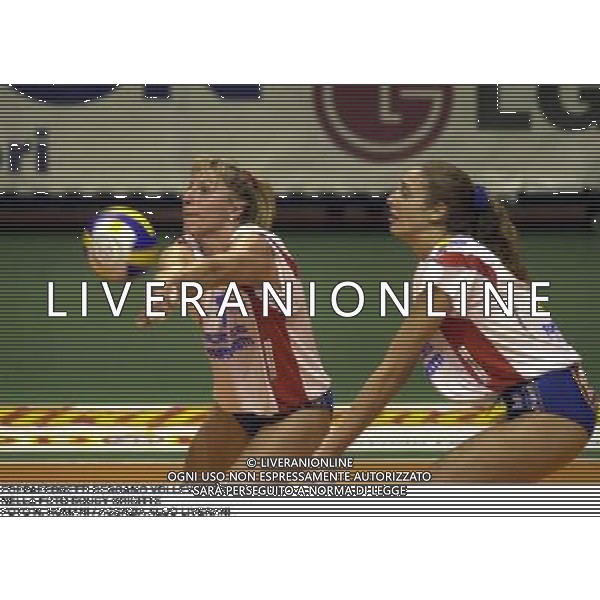 FOPPAPEDRETTI BERGAMO VOLLEY 2000/2001 NELLA FOTO SOUCY BRIGITTE FOTO N. ROMANI / AGENZIA ALDO LIVERANI