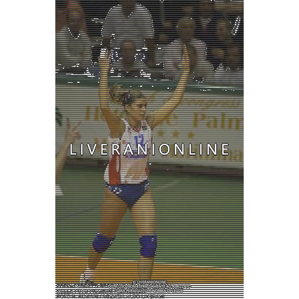 FOPPAPEDRETTI BERGAMO VOLLEY 2000/2001 NELLA FOTO PICCININI FRANCESCA FOTO N. ROMANI / AGENZIA ALDO LIVERANI