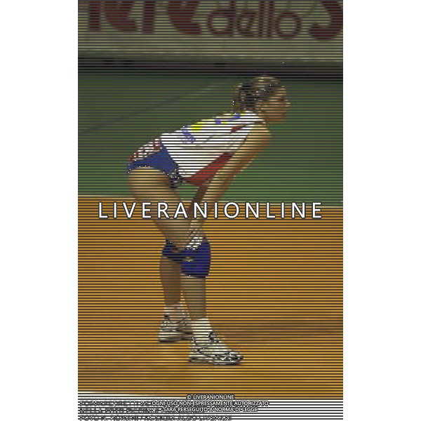 FOPPAPEDRETTI BERGAMO VOLLEY 2000/2001 NELLA FOTO PICCININI FRANCESCA FOTO N. ROMANI / AGENZIA ALDO LIVERANI