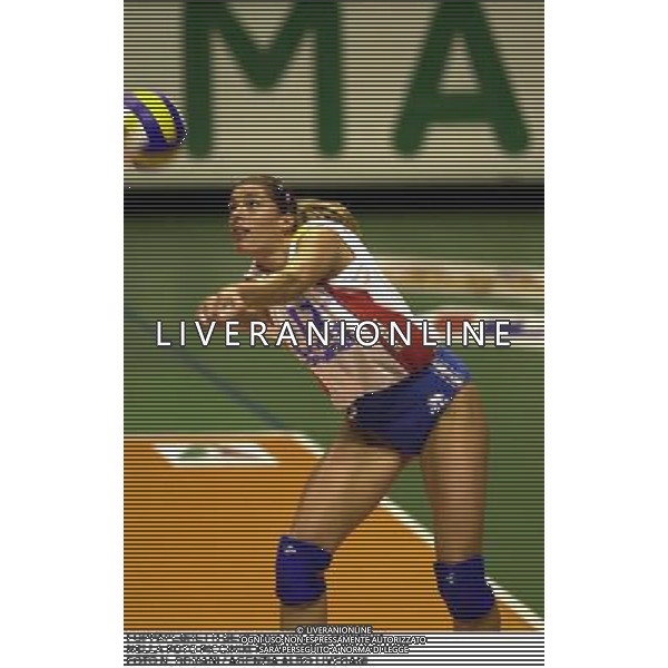 FOPPAPEDRETTI BERGAMO VOLLEY 2000/2001 NELLA FOTO PICCININI FRANCESCA FOTO N. ROMANI / AGENZIA ALDO LIVERANI