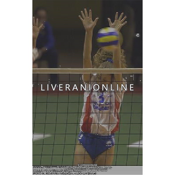 FOPPAPEDRETTI BERGAMO VOLLEY 2000/2001 NELLA FOTO MELLO ANNA VANIA FOTO N. ROMANI / AGENZIA ALDO LIVERANI