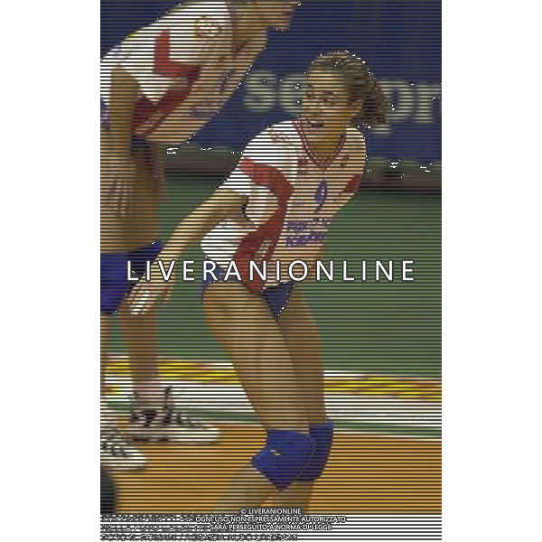 FOPPAPEDRETTI BERGAMO VOLLEY 2000/2001 NELLA FOTO GALASTRI ELISA FOTO N. ROMANI / AGENZIA ALDO LIVERANI