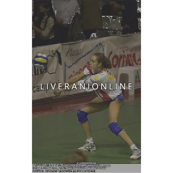 FOPPAPEDRETTI BERGAMO VOLLEY 2000/2001 NELLA FOTO GALASTRI ELISA FOTO N. ROMANI / AGENZIA ALDO LIVERANI