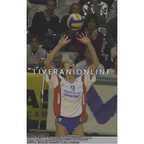 FOPPAPEDRETTI BERGAMO VOLLEY 2000/2001 NELLA FOTO GALASTRI ELISA FOTO N. ROMANI / AGENZIA ALDO LIVERANI