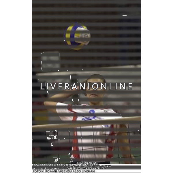 FOPPAPEDRETTI BERGAMO VOLLEY 2000/2001 NELLA FOTO GALASTRI ELISA FOTO N. ROMANI / AGENZIA ALDO LIVERANI