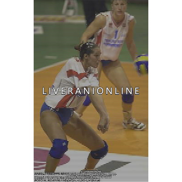FOPPAPEDRETTI BERGAMO VOLLEY 2000/2001 NELLA FOTO PEREZ DEL SOLAR GABRIELA FOTO N. ROMANI / AGENZIA ALDO LIVERANI