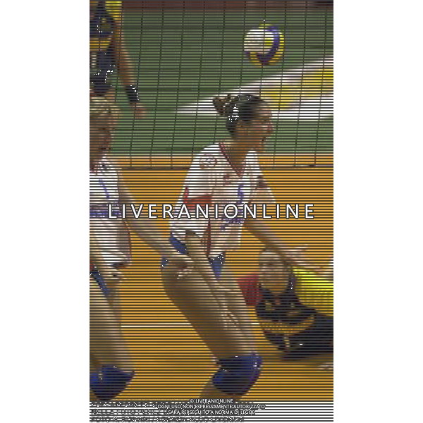 FOPPAPEDRETTI BERGAMO VOLLEY 2000/2001 NELLA FOTO PEREZ DEL SOLAR GABRIELA FOTO N. ROMANI / AGENZIA ALDO LIVERANI