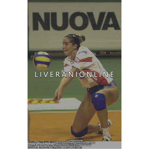 FOPPAPEDRETTI BERGAMO VOLLEY 2000/2001 NELLA FOTO PEREZ DEL SOLAR GABRIELA FOTO N. ROMANI / AGENZIA ALDO LIVERANI