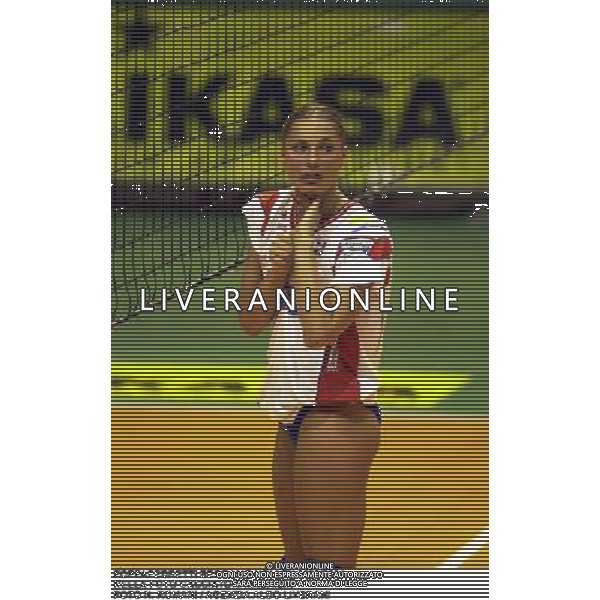 FOPPAPEDRETTI BERGAMO VOLLEY 2000/2001 NELLA FOTO CACCIATORI MAURIZIA FOTO N. ROMANI / AGENZIA ALDO LIVERANI