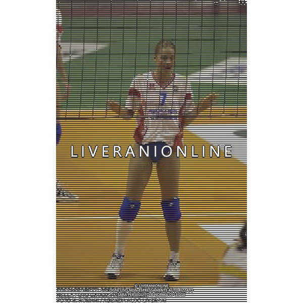 FOPPAPEDRETTI BERGAMO VOLLEY 2000/2001 NELLA FOTO CACCIATORI MAURIZIA FOTO N. ROMANI / AGENZIA ALDO LIVERANI