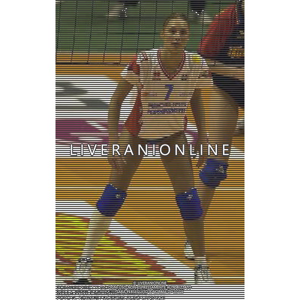 FOPPAPEDRETTI BERGAMO VOLLEY 2000/2001 NELLA FOTO CACCIATORI MAURIZIA FOTO N. ROMANI / AGENZIA ALDO LIVERANI