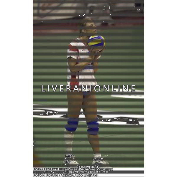 FOPPAPEDRETTI BERGAMO VOLLEY 2000/2001 NELLA FOTO CACCIATORI MAURIZIA FOTO N. ROMANI / AGENZIA ALDO LIVERANI