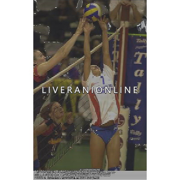 FOPPAPEDRETTI BERGAMO VOLLEY 2000/2001 NELLA FOTO CACCIATORI MAURIZIA FOTO N. ROMANI / AGENZIA ALDO LIVERANI