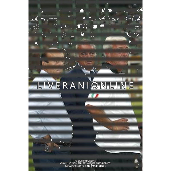 MILANO 17-08-2003 TROFEO LUIGI BERLUSCONI NELLA FOTO: LUCIANO MOGGI, ANTONIO GIRAUDO E MARCELLO LIPPI* FOTO: ALESSANDRO FALZONE / AG. ALDO LIVERANI S.A.S